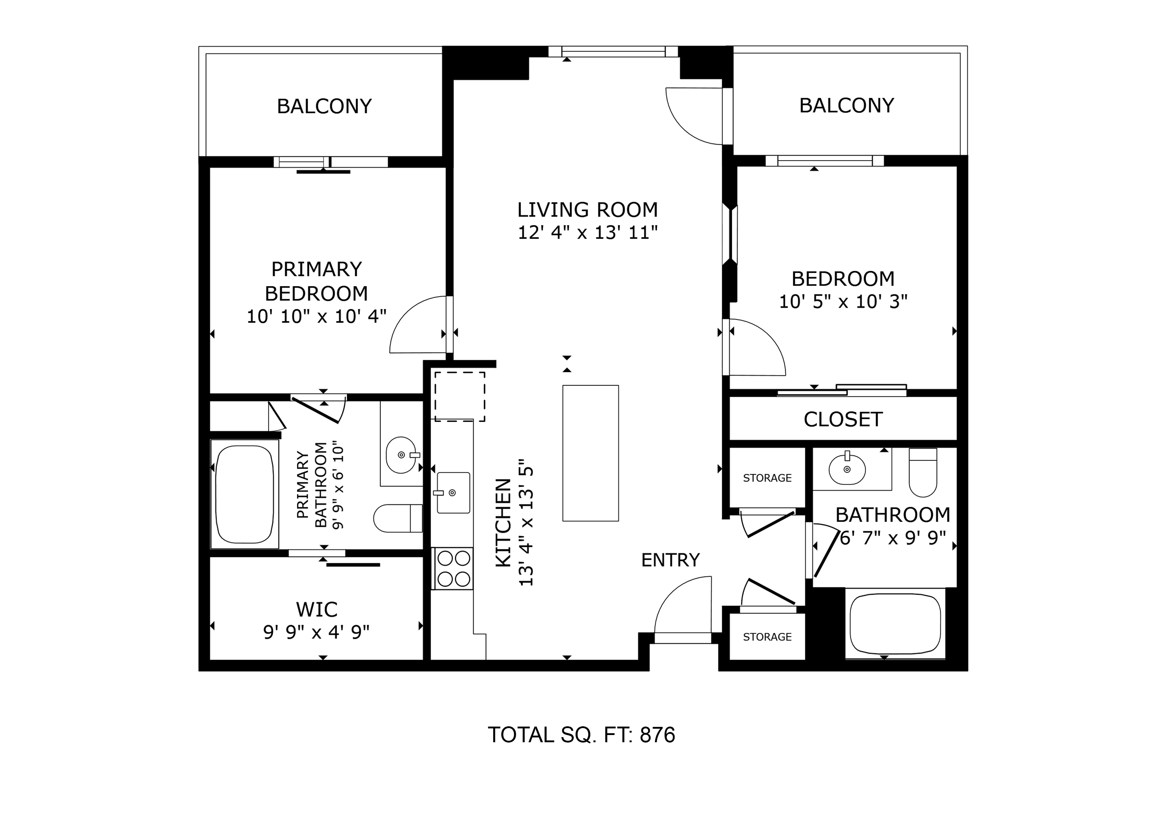 Suite A Floorplan